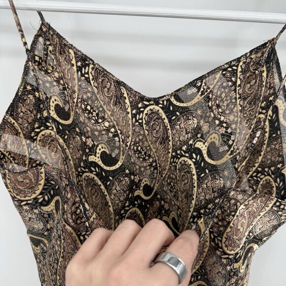 Indulgence Vintage Paisley Sleep Bodysuit One Piece Size Small - Picture 5 of 10